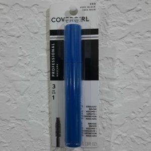 🟢 $ 5.00 COVERGIRL PROFESSIONAL MASCARA  VERY BLACK  # 200